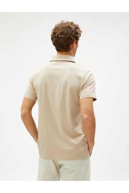 تیشرت یقه پولو مردانه اورجینال کوتون koton