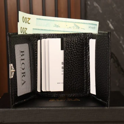 جاکارتی و کیف پول مردانه بیورا مدل Kpk51