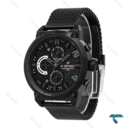 ساعت مردانه نیوی فورس NF9068 فول مشکی NaviForce-7007-G