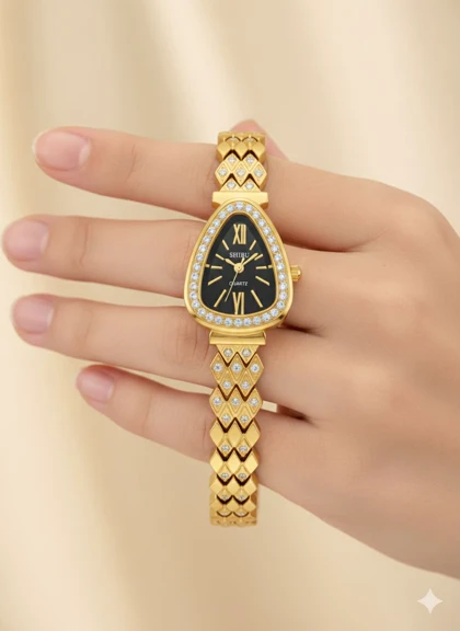 ساعت زنانه صفحه مثلثیEHHE