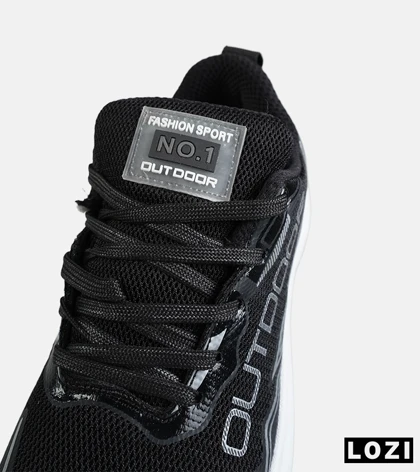 کفش کتانی مشکی طوسی مردانه و زنانه Salomon OutDoor مدل 8875