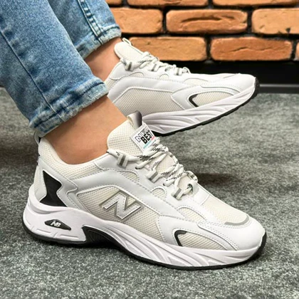 کتانی اسپرت مردانه مدل نیوبالانس NEW BALANCEرنگ سفید