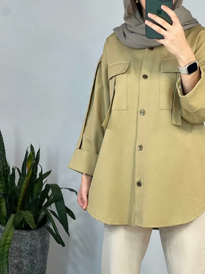 مانتو کتان کاغذی پندار