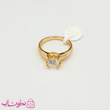 انگشتر زنانه ژوپینگ نگین سفید طرح جواهر