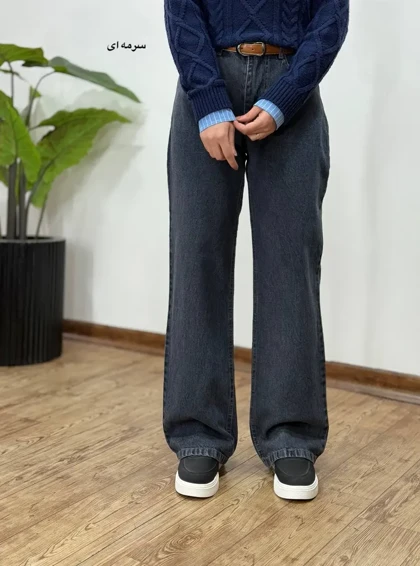 شلوار جین نیم بگ فلای 6