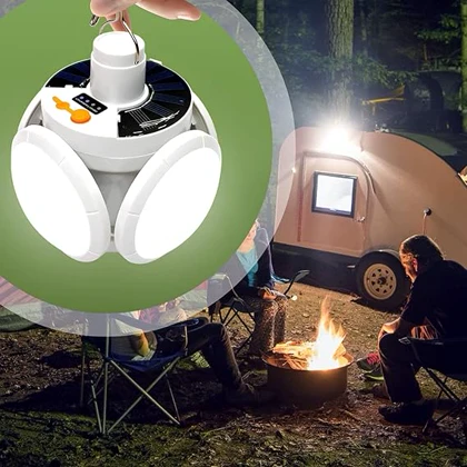 چراغ اضطراری شارژی خورشیدی تاشو ویژه