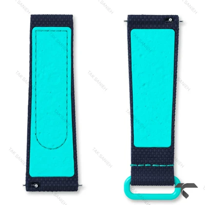 بند رابر امگا سواچ ماموریت زمین سرمه ای Swatch-Strap-10731-U