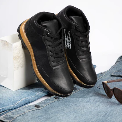 کفش مردانه مشکی CK مدل Behdad ویژه