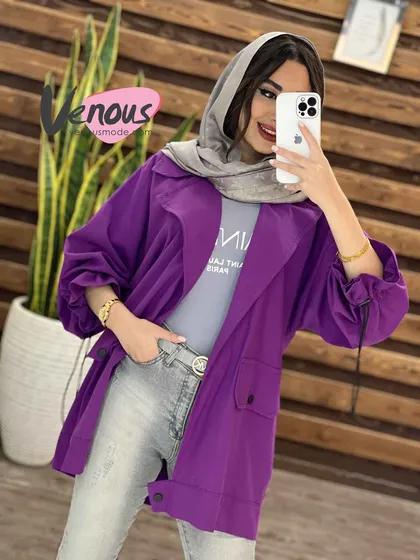 مانتو لینن آستین گت