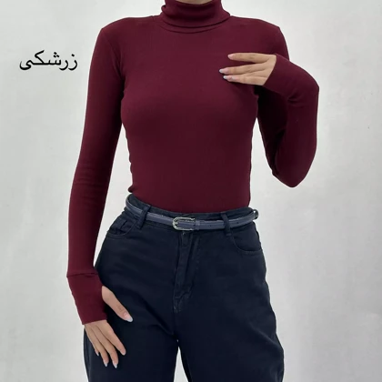 کراپ زنانه یقه اسکی | KIANA