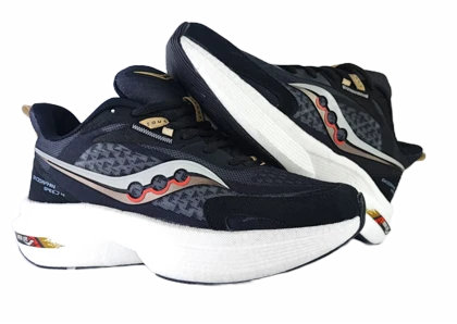 کفش اسپرت مردانه برند ساکونیSaucony مدل اورلایف زیره کربن مشکی کد 175