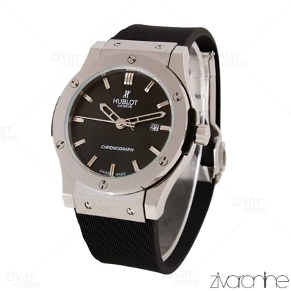 ساعت هابلوت مردانه کلاسیک فیوژن تک موتور صفحه مشکی 105061