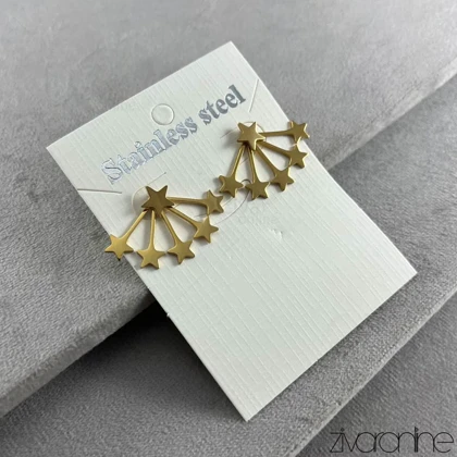 گوشواره زنانه پشت گوشی مدل ستاره 20381