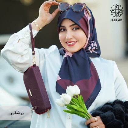 روسری ساتن ابریشم ابرا