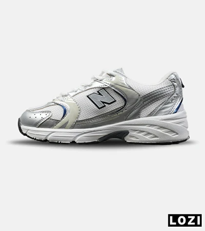 کفش کتانی مردانه و زنانه سفید NEW BALANCE 530 مدل 9100