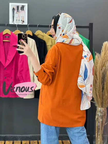 مانتو کتی شش دکمه آستین پیله