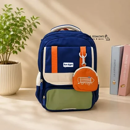 کوله پشتی مدرسه طرح مداد SUN EIGHT