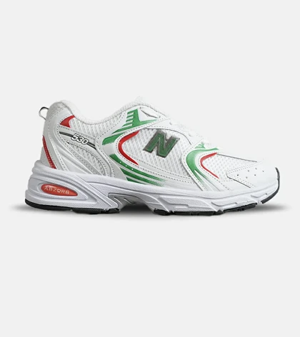 کفش کتانی سفید سبز قرمز NEW BALANCE 530 کد 8095