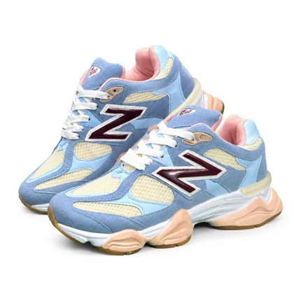 کفش کتانی زنانه مدل نیوبالانس 9060 آبی گلبهی New Balance 9060