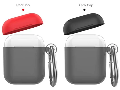 کاور سیلیکونی دو درب قلاب دار ایرپاد 1 و 2 آها استیل AHAStyle PT46 Case Airpods 1/2