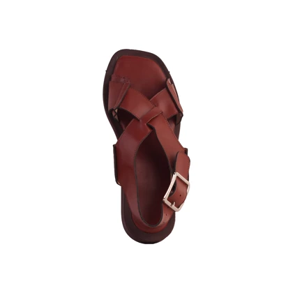 صندل زنانه تخت ضربدری کد 3561