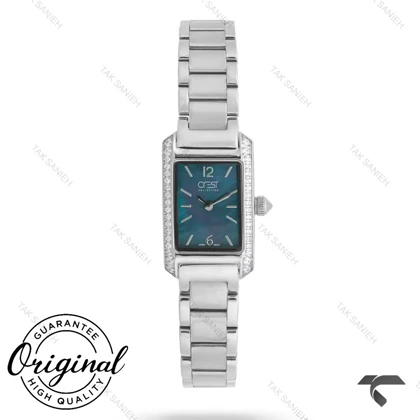 ساعت Crest زنانه مدل 9048-2 نقره ای سرمه ای دونگین Crest-11253-L