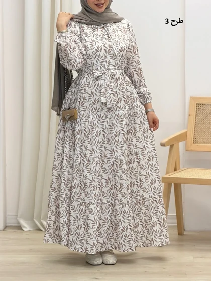 4252-پیراهن بلند نوردخت