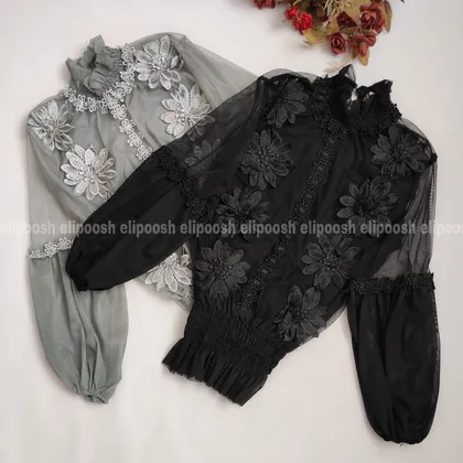 A544- شومیز تور دو تیکه ساده
