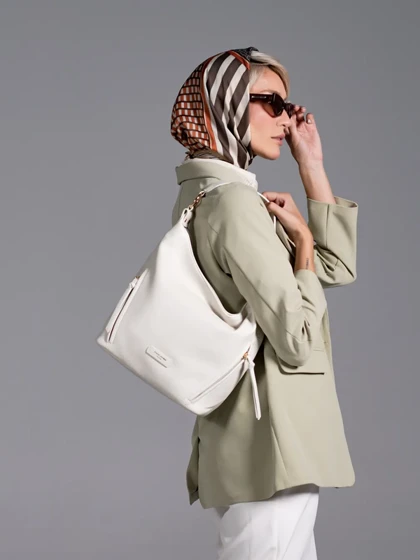 کیف دستی زنانه چرم مصنوعی دیوید جونز DAVIDJONES