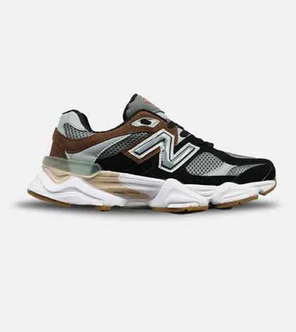 کفش کتانی مردانه و زنانه مشکی طوسی قهوه ای NEW BALANCE 9060