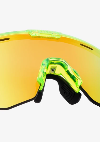 عینک آفتابی دی فرانکلین مدل D.franklin Thunder Fifty Neon Yellow / Gold Revo