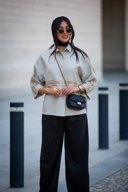 مانتو کرسپو استین خرجکار کرشمه