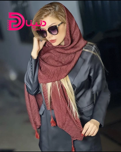 شال پلیسه پوست ماری