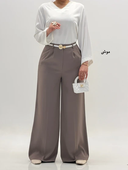 4002-شلوار کرپ سان فول بگ یاس