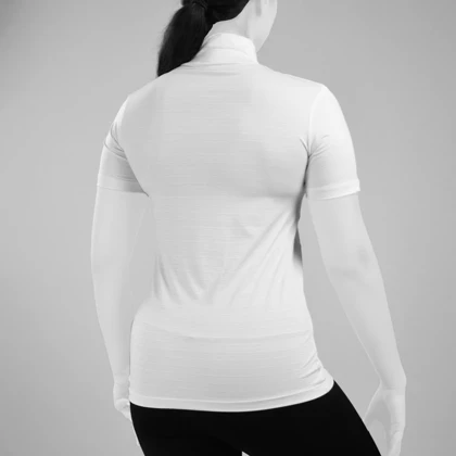 استرج آستین کوتاه ورزشی زنانه نایک مدل SRN-3B122 سفید