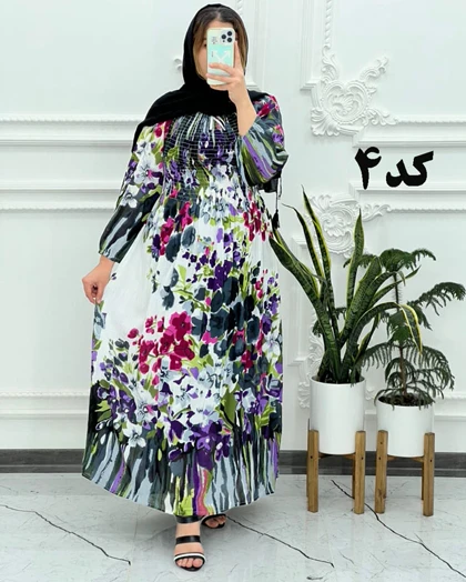 پیراهن کریشه بلند کارتیک برند 670