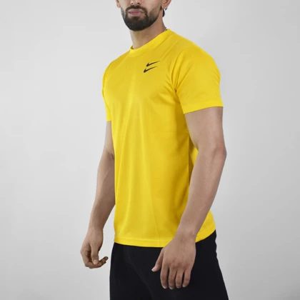 تیشرت ورزشی مردانه نایک مدل DS-2A0616 زرد