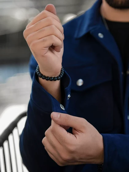 کاپشن سوییت سرمه ای کد j144