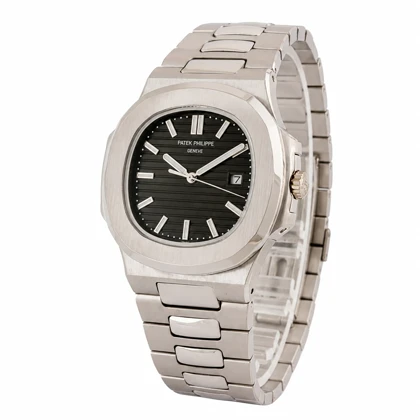 ساعت مردانه پتک فیلیپ ناتیلوس مدل Patek 5396-G استیل صفحه مشکی لوکس
