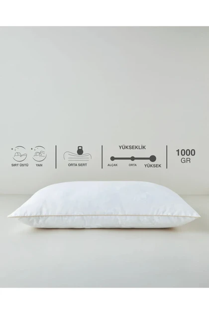بالش English Home مدل Comfy پنبه‌ای 50 × 70 - سفید