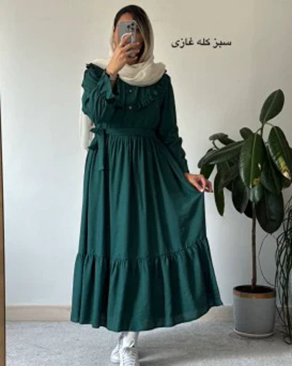 پیراهن مانتویی نورا