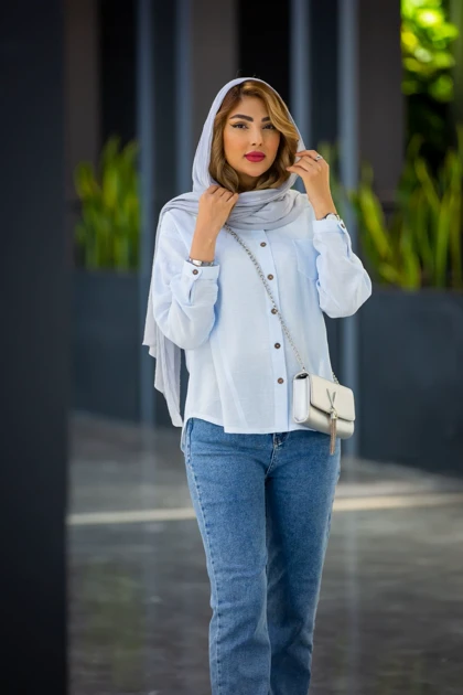 مانتو شومیز شایلی داماسک