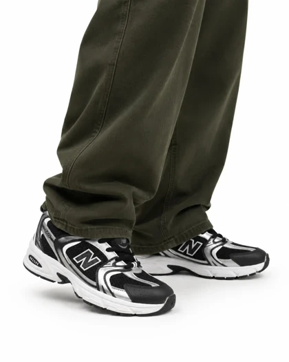 کفش کتانی بزرگپا مدل نیوبالانس 530 مشکی طوسی New Balance