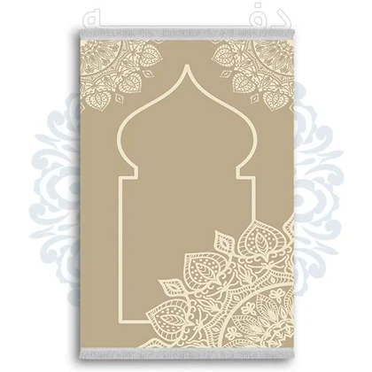 فرشینه از جنس پارچه هازان مخمل ترک طرح سجاده برند دفه کد DSJ 14