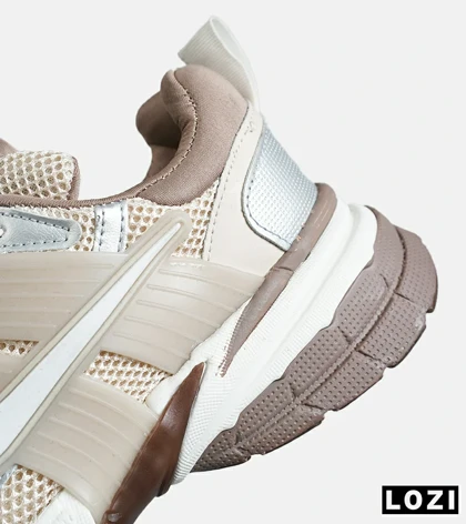 کفش کتانی مردانه و زنانه طوسی قهوه ای Nike cushlon مدل 7835