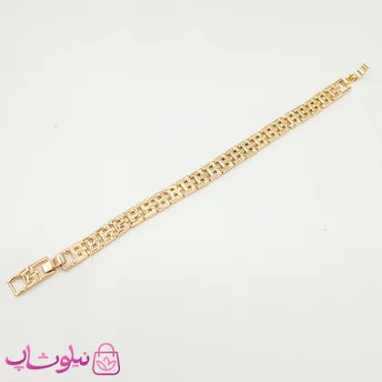 دستبند زنانه ژوپینگ مدل رولکس نگین‌دار