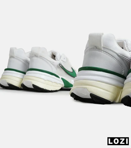 کفش کتانی مردانه و زنانه سفید سبز Nike cushlon