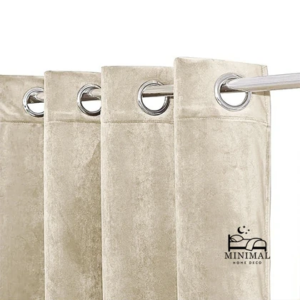 پرده آماده مخمل ویولت