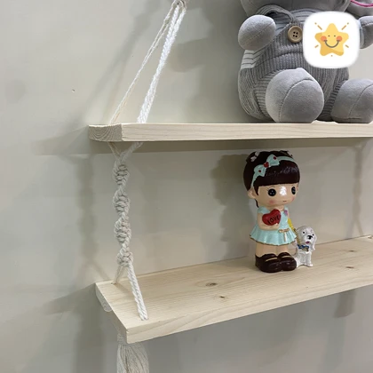 دیوار کوب مکرومه اتاق کودک 2 طبقه