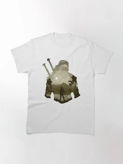 تیشرت با طرح Geralt the Witcher Minimalist ویچر کد 26785